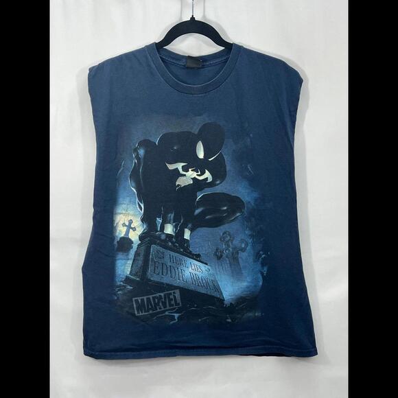 Vintage Y2K Symbiote Spider-Man XLarge Venom Mega Print Glow